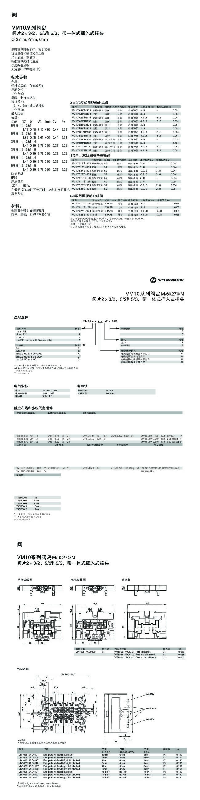 VM10系列阀岛M-60270-M